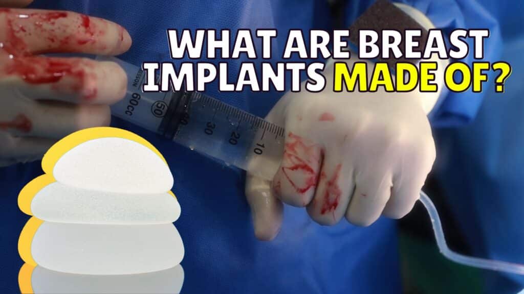 What are breast implants made of